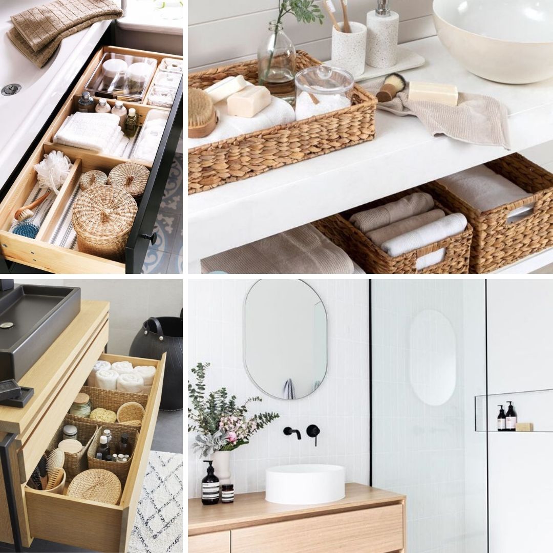32 idées de rangement de salle de bain pour de petits espaces