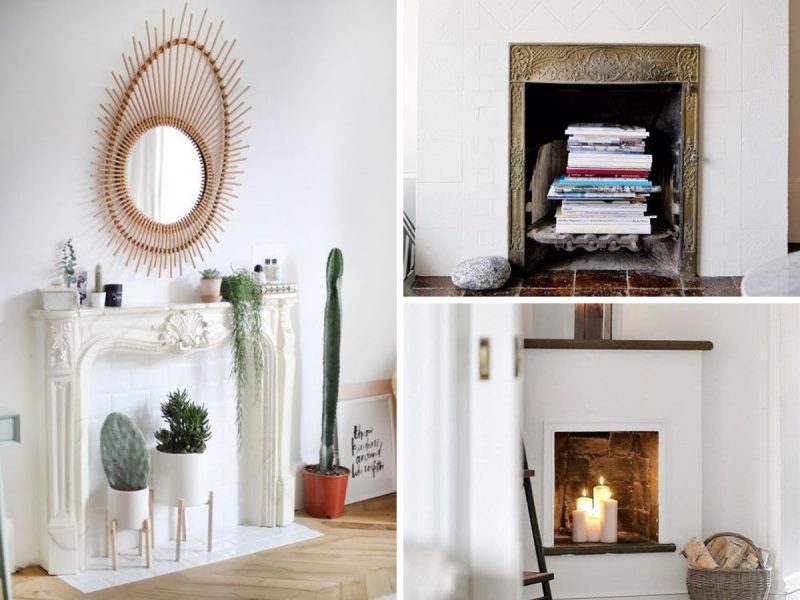Réchauffez l'intérieur avec une fausse cheminée décorative - plus de 80  magnifiques suggestions